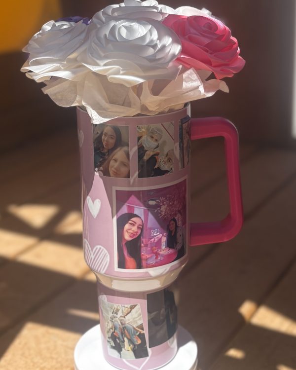 Personalized Cup Bouquet — Eternal Roses — view 4