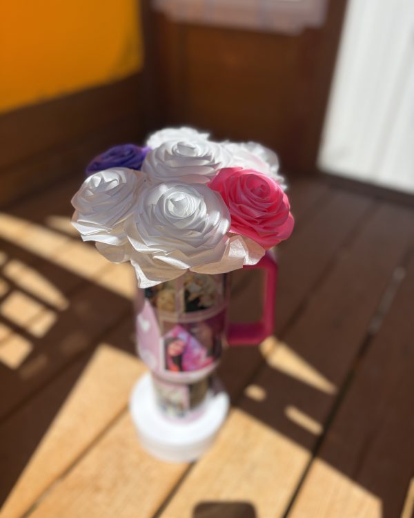 Personalized Cup Bouquet — Eternal Roses — view 5